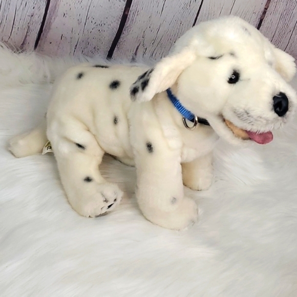 Realistic Dalmatian My Twinn Poseable Pets Collar & Metal Tag 19" Plush Stuffed - Picture 8 of 17